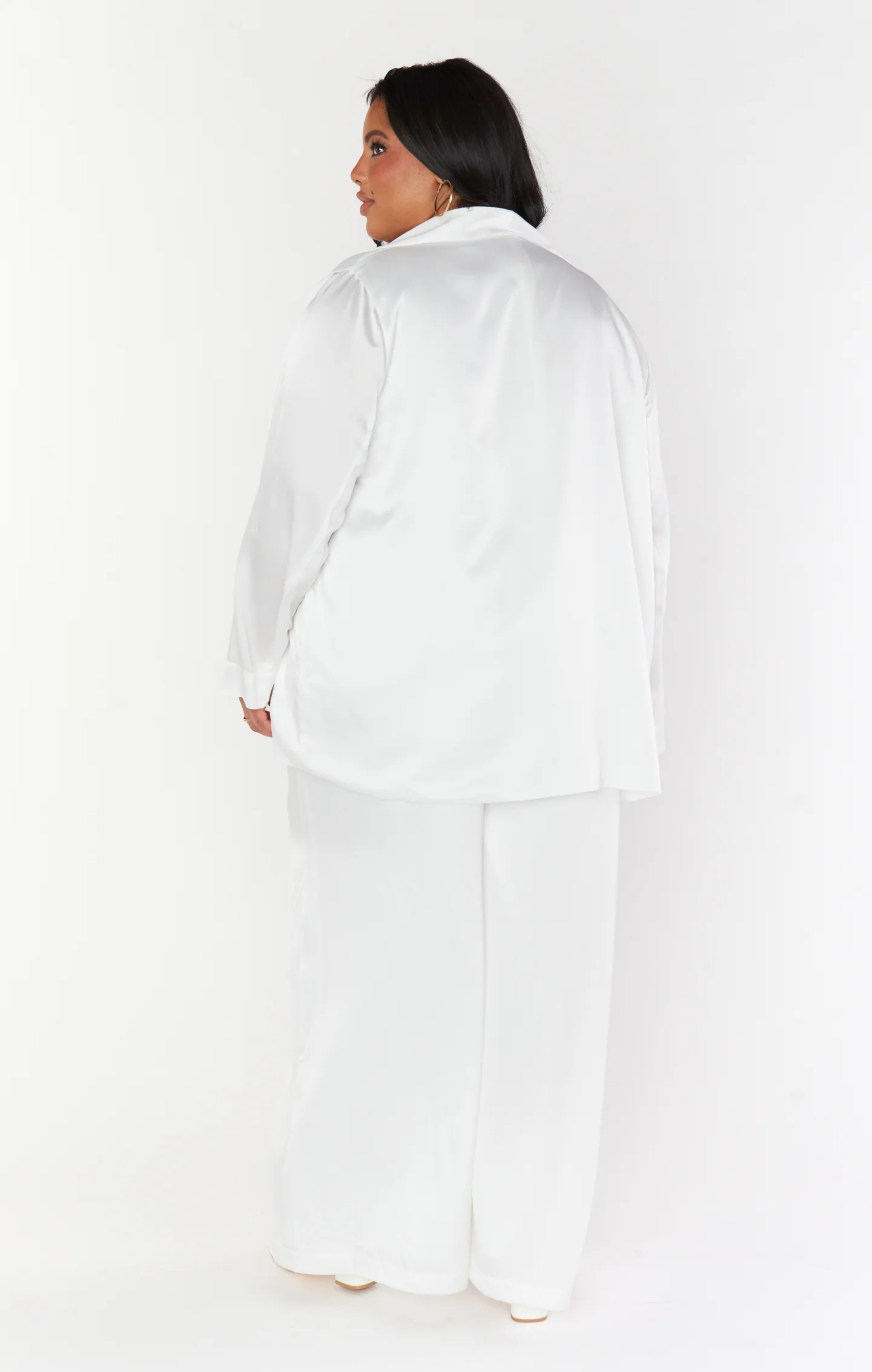 Irwin Pants ~ Ivory Luxe Satin - Image 12
